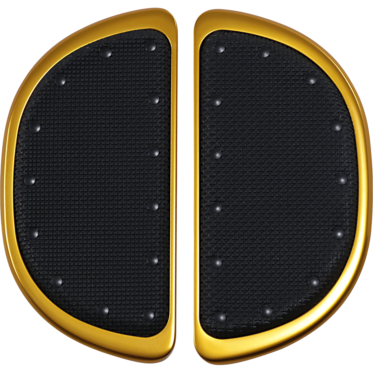 CYCLESMITHS Rear Board Covers Black Gold Rivets 106G