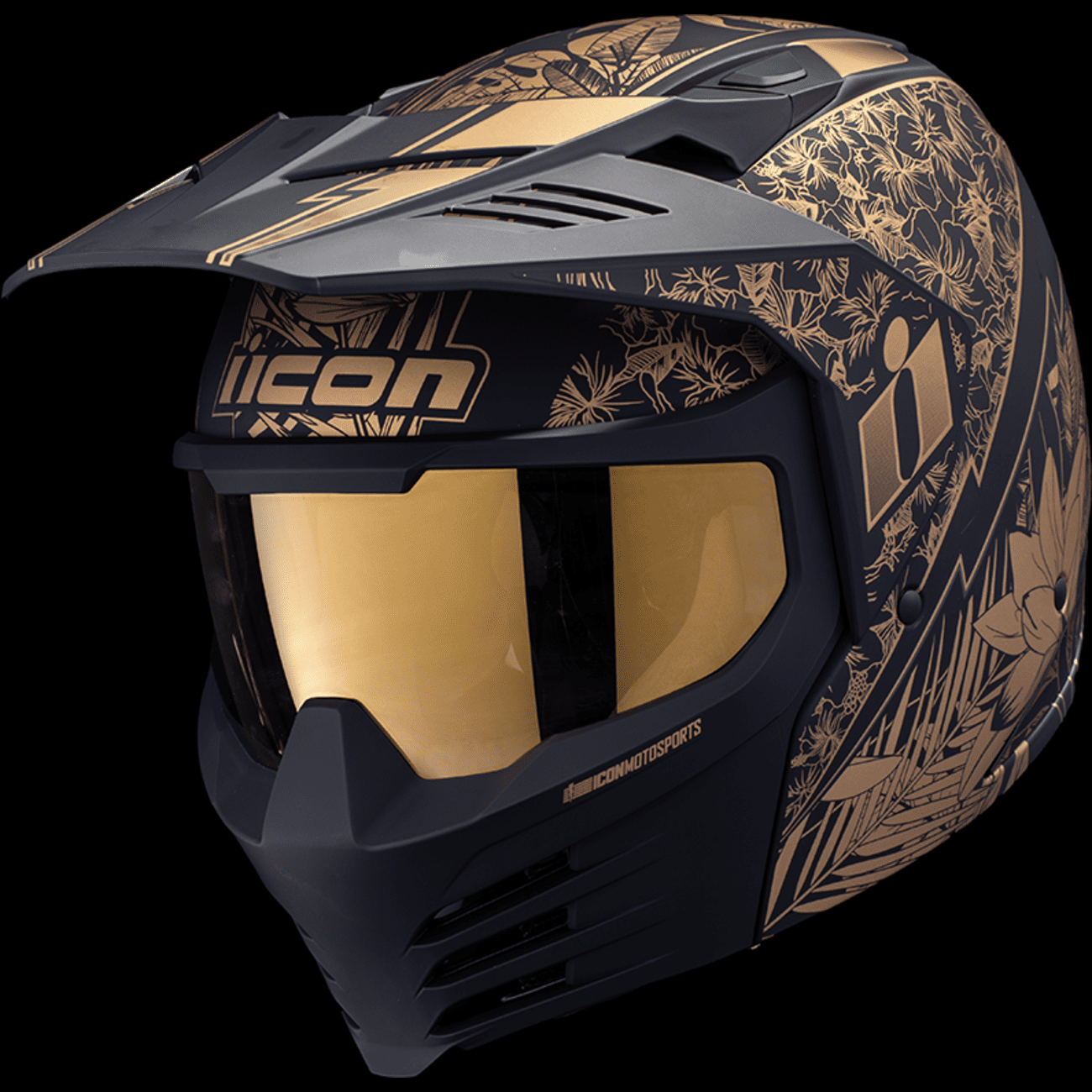 ICON Elsinore™ Helmet Kaonohi Black XS