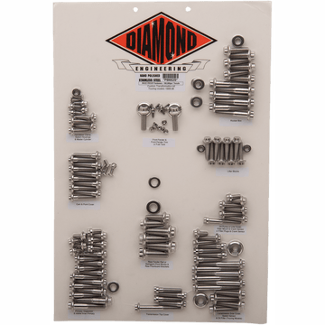 DIAMOND ENGINEERING Fastener Kit Custom/Transformation 12-Point FLHT PB662S