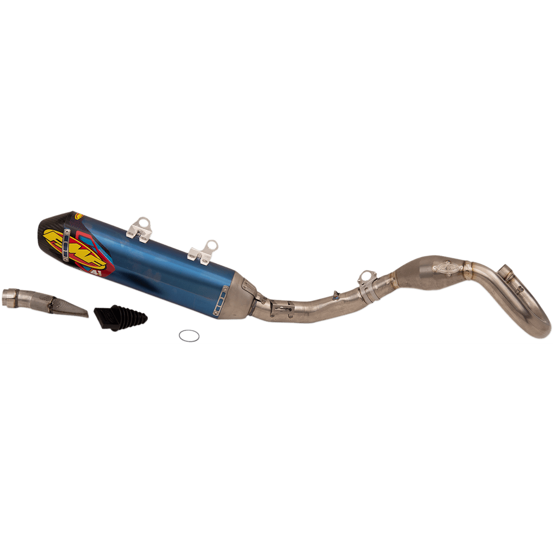 FMF 4.1 RCT Exhaust with MegaBomb Anodized Titanium 045639