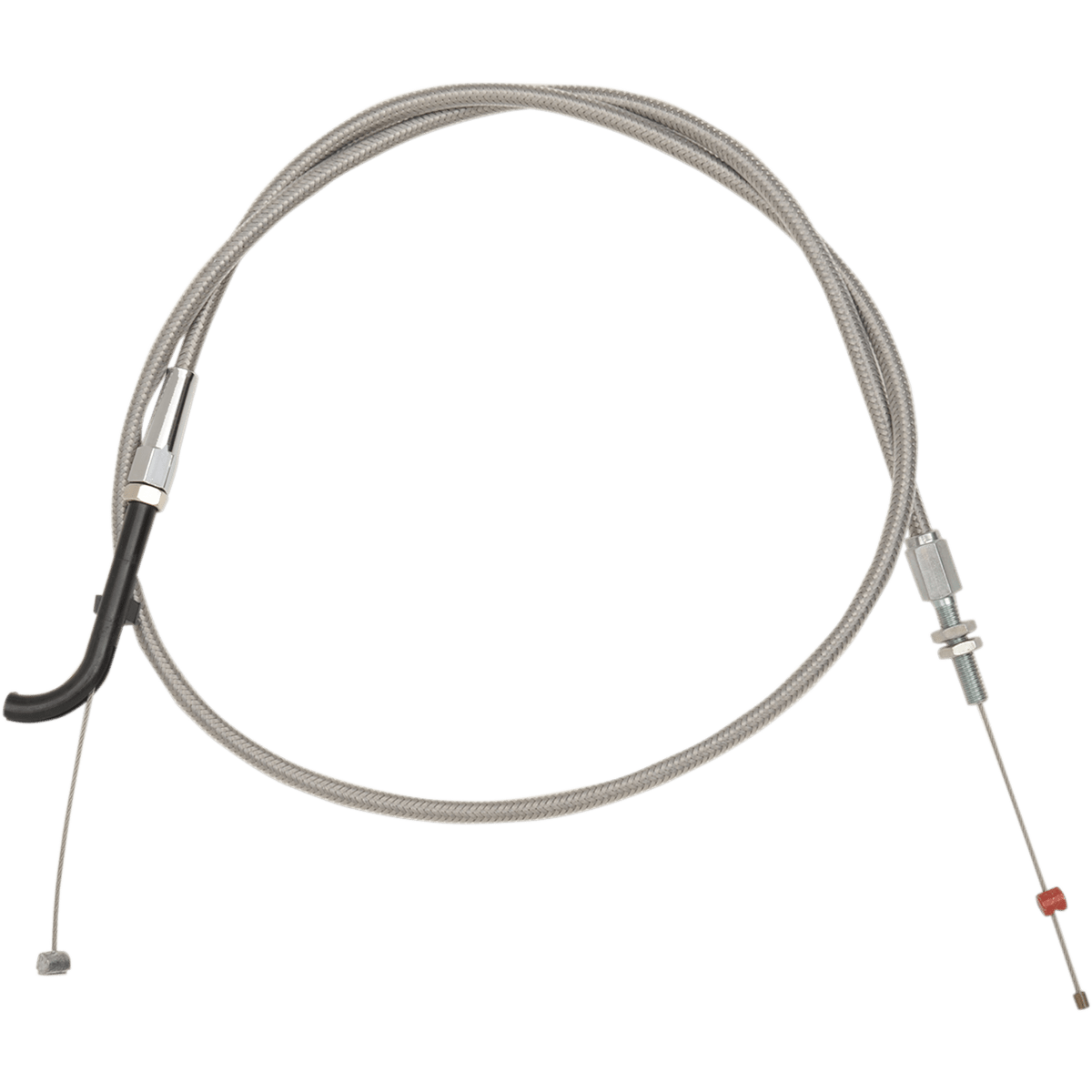 BARNETT Throttle Cable +6" Victory Stainless Steel