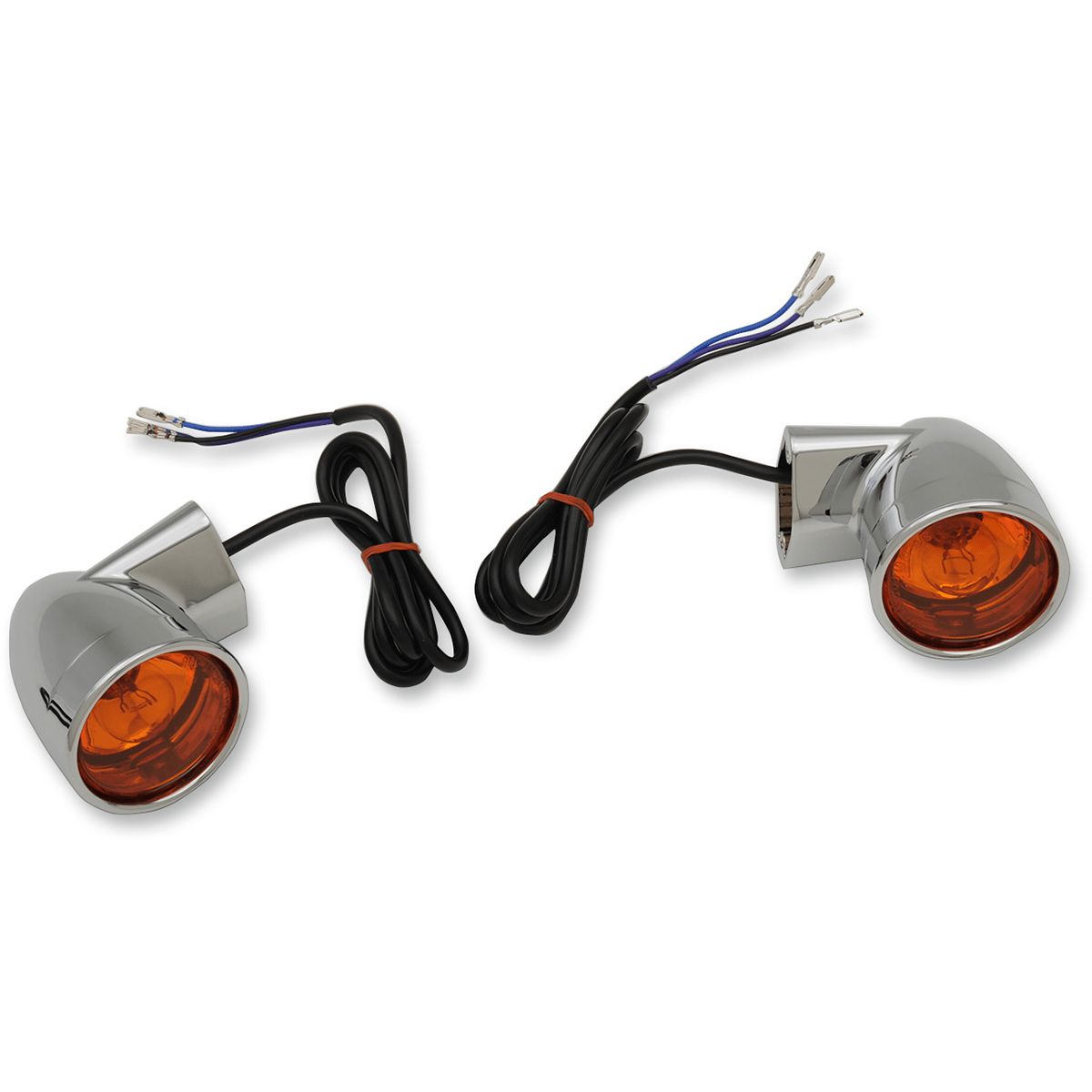 DRAG SPECIALTIES Bullet Turn Signal Lights FLT Chrome