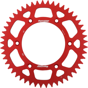 SUPERSPROX Rear Sprocket Red Honda 49 Tooth