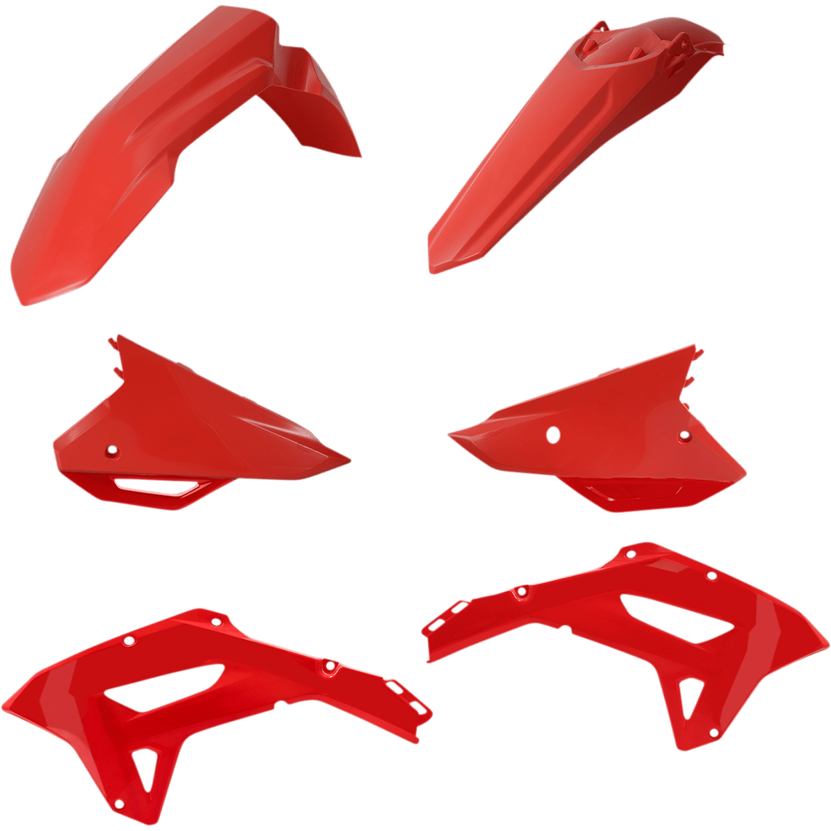 ACERBIS Standard Replacement Body Kit Red 2861790227