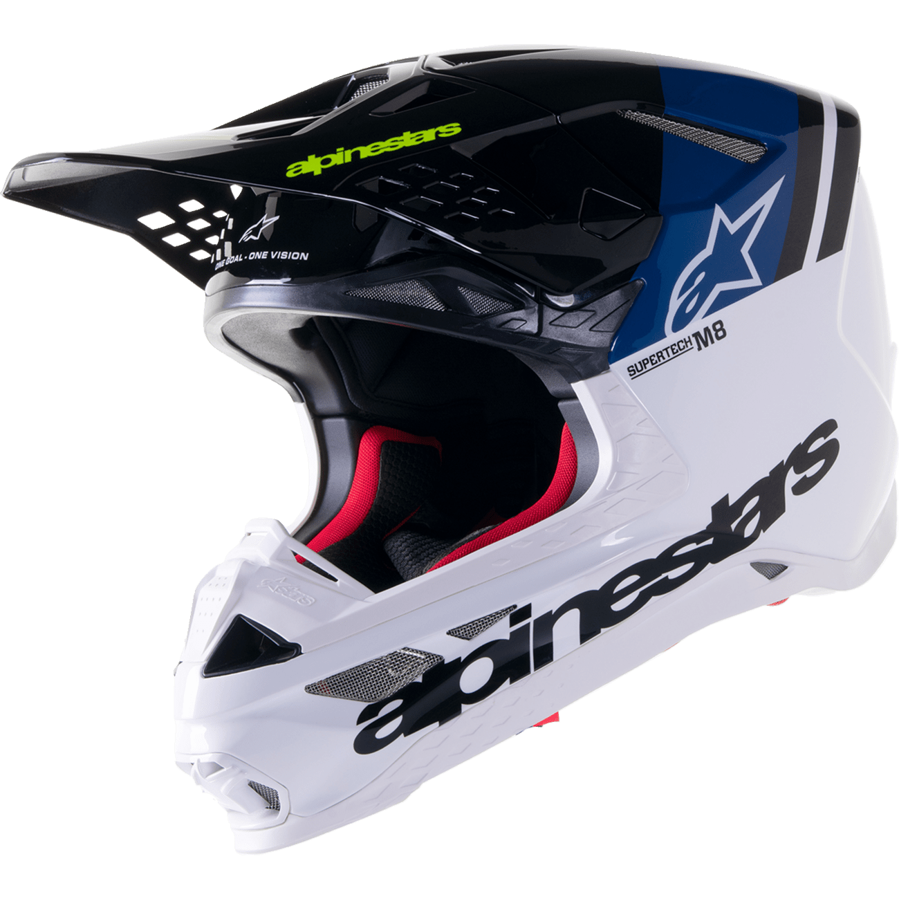 ALPINESTARS Supertech M8 Helmet Radium 2 MIPS® Gloss Blue/White XS