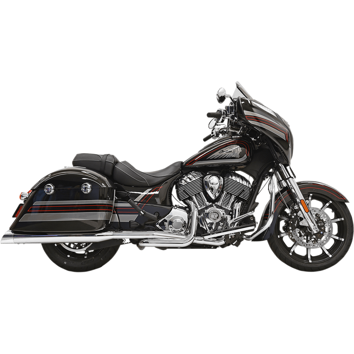 BASSANI XHAUST True Dual Exhaust Chrome 8C16S