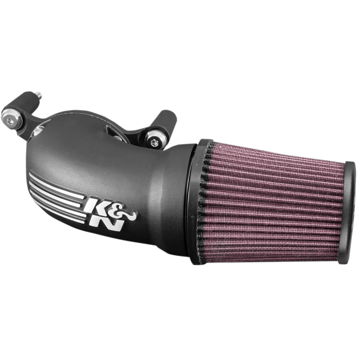 K & N Aircharger® Intake System with Cast Aluminum Intake Tube Satin Black 571134