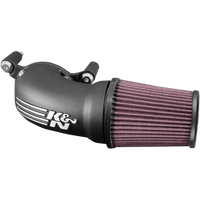 K & N Aircharger® Intake System with Cast Aluminum Intake Tube Satin Black 571134