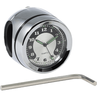 DRAG SPECIALTIES Handlebar Mount Clock Chrome For 1" Bar