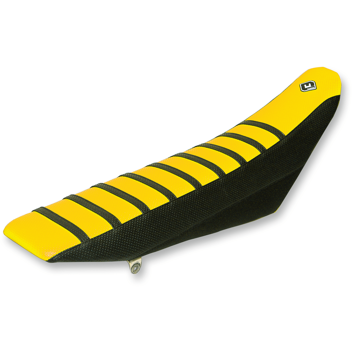 FLU DESIGNS INC. Pro Rib Seat Cover Yellow/Black RMZ '01-'08