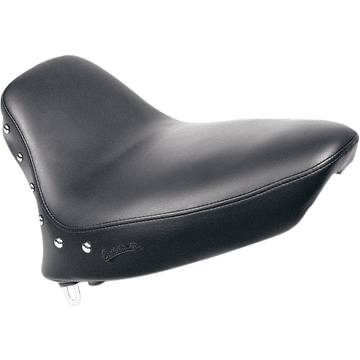 SADDLEMEN Seat Renegade™ Solo Smooth Studded Black Softail 88401001