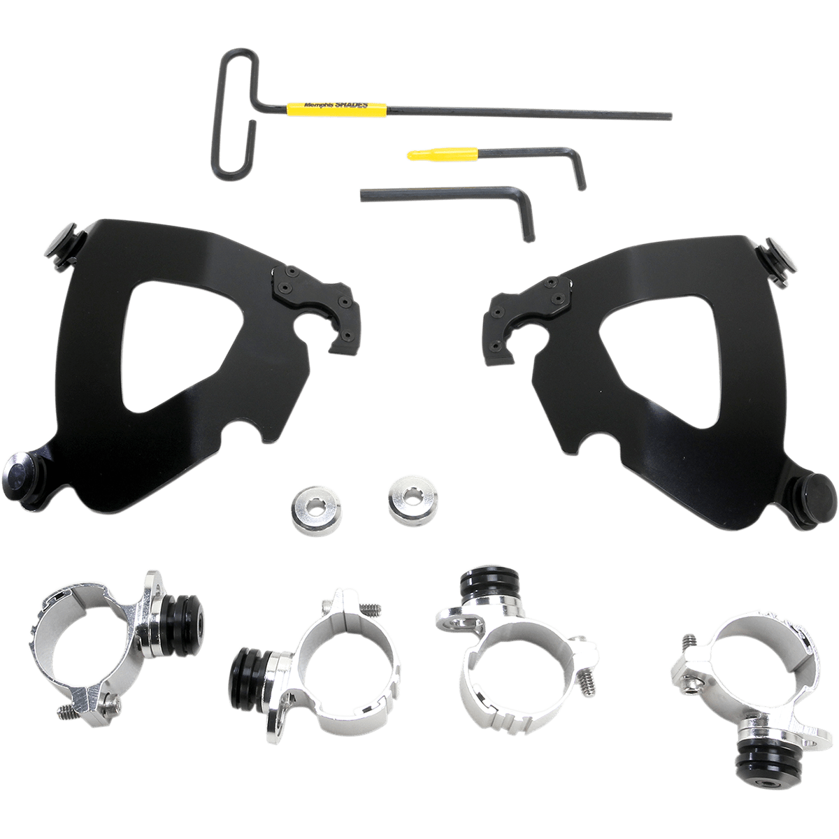 MEMPHIS SHADES Gauntlet Mounting Kit Black XL1200 MEB2006