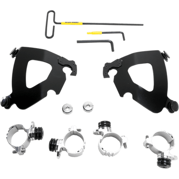 MEMPHIS SHADES Gauntlet Mounting Kit Black XL1200 MEB2006