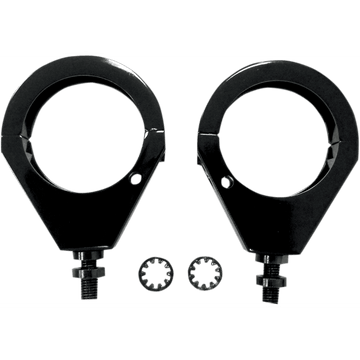 DRAG SPECIALTIES Turn Signal Clamp 49mm Black