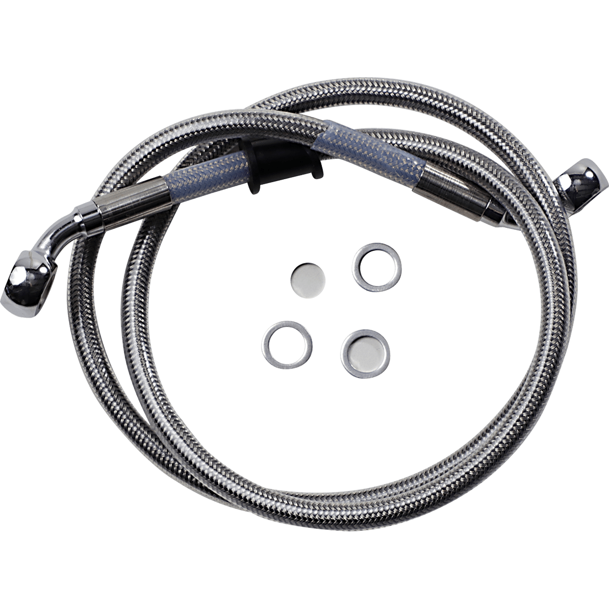 DRAG SPECIALTIES Brake Line Front (Upper) Stainless Steel