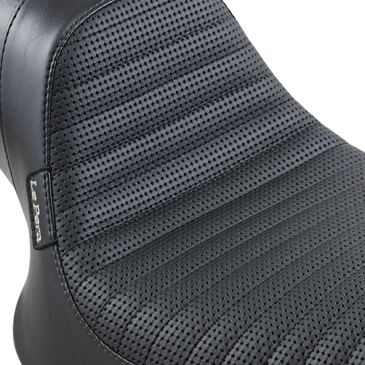 LE PERA Daytona Sport Seat Basketweave/Pleated Black FXR '82-'00 L541BWPT