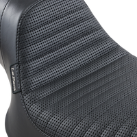 LE PERA Daytona Sport Seat Basketweave/Pleated Black FXR '82-'00 L541BWPT