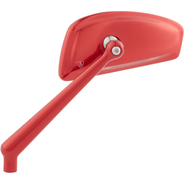 ARLEN NESS Mirror Tearchop Side View Teardrop Red Left 510014