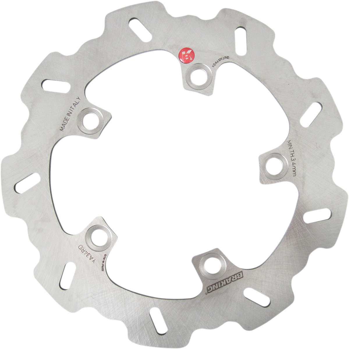 BRAKING Brake Rotor Rear YA34RID