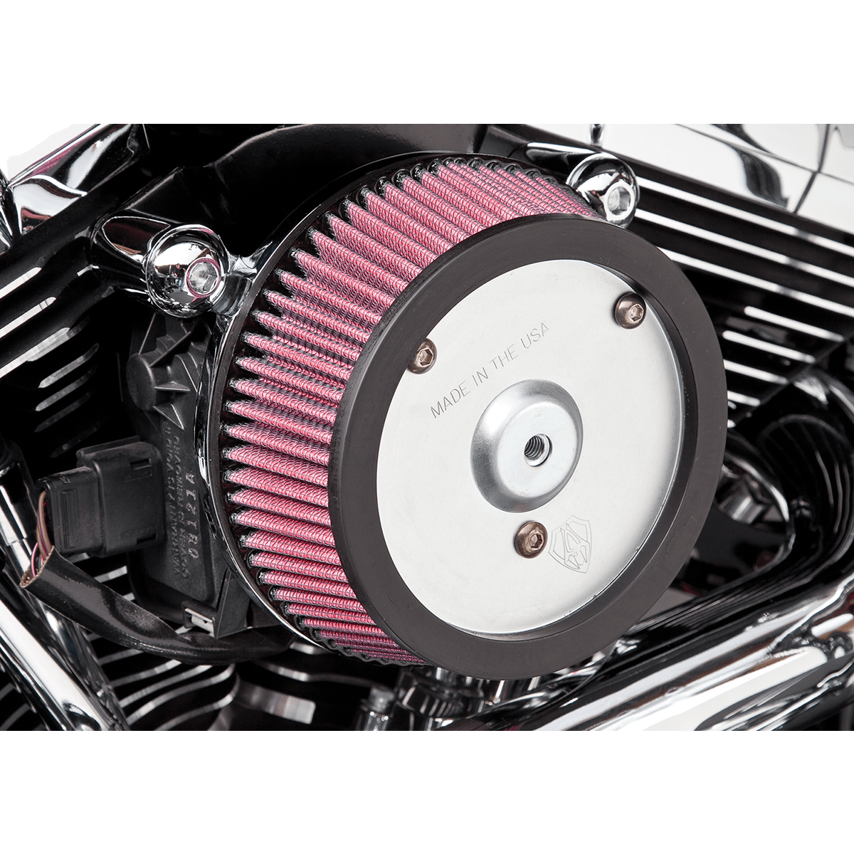 ARLEN NESS Big Sucker Air Cleaner Kit Chrome Stage I 18446