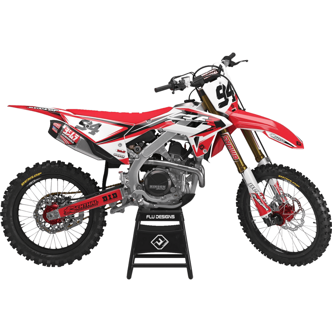 FLU DESIGNS INC. PTS 6 Graphic Kit CRF150