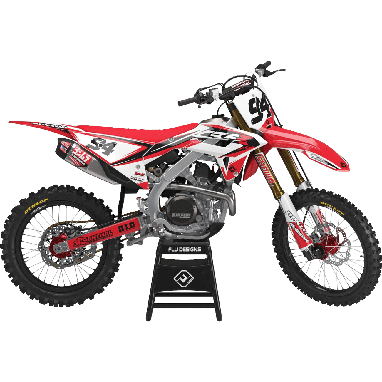 FLU DESIGNS INC. PTS 6 Graphic Kit CRF150