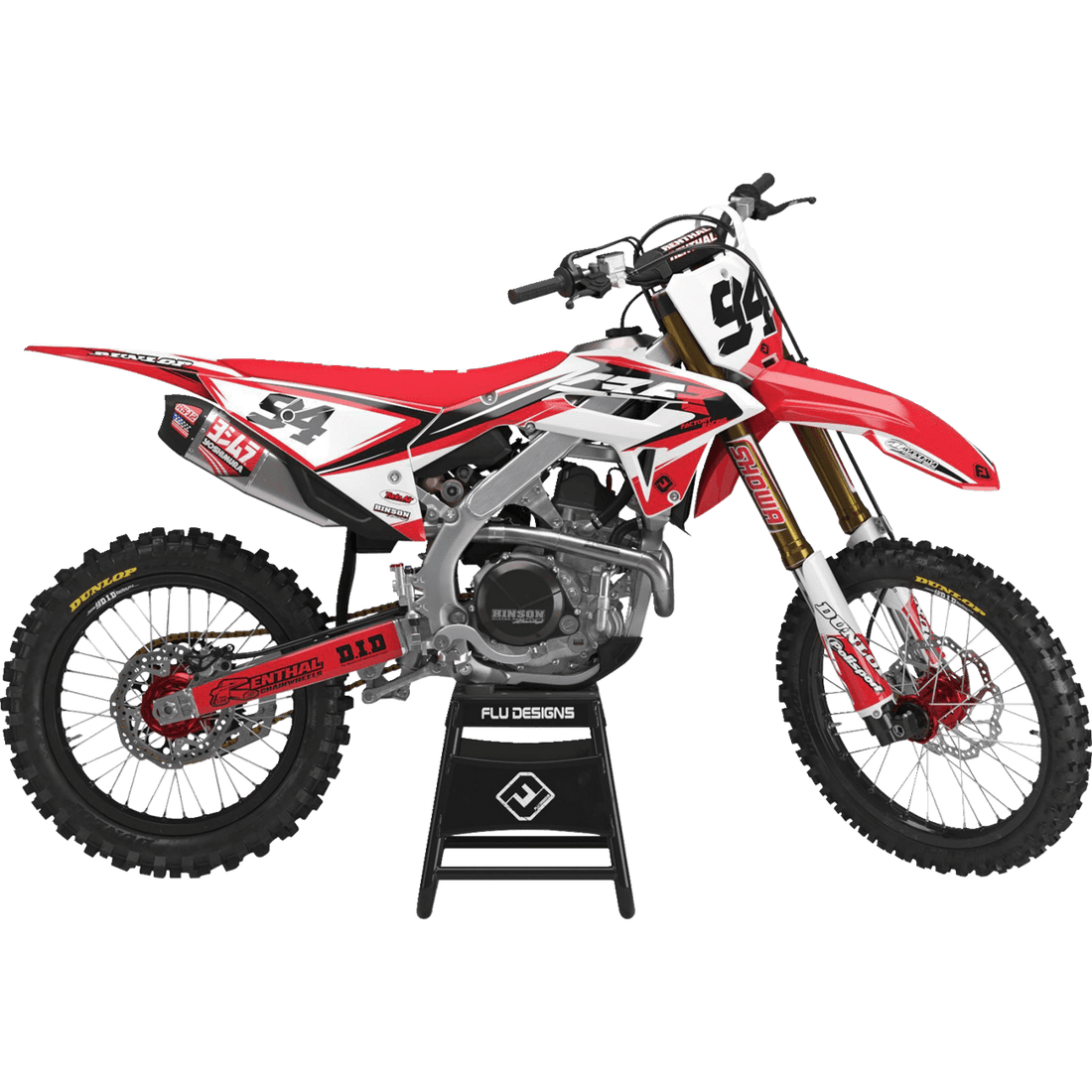 FLU DESIGNS INC. PTS 6 Graphic Kit CRF250 11150