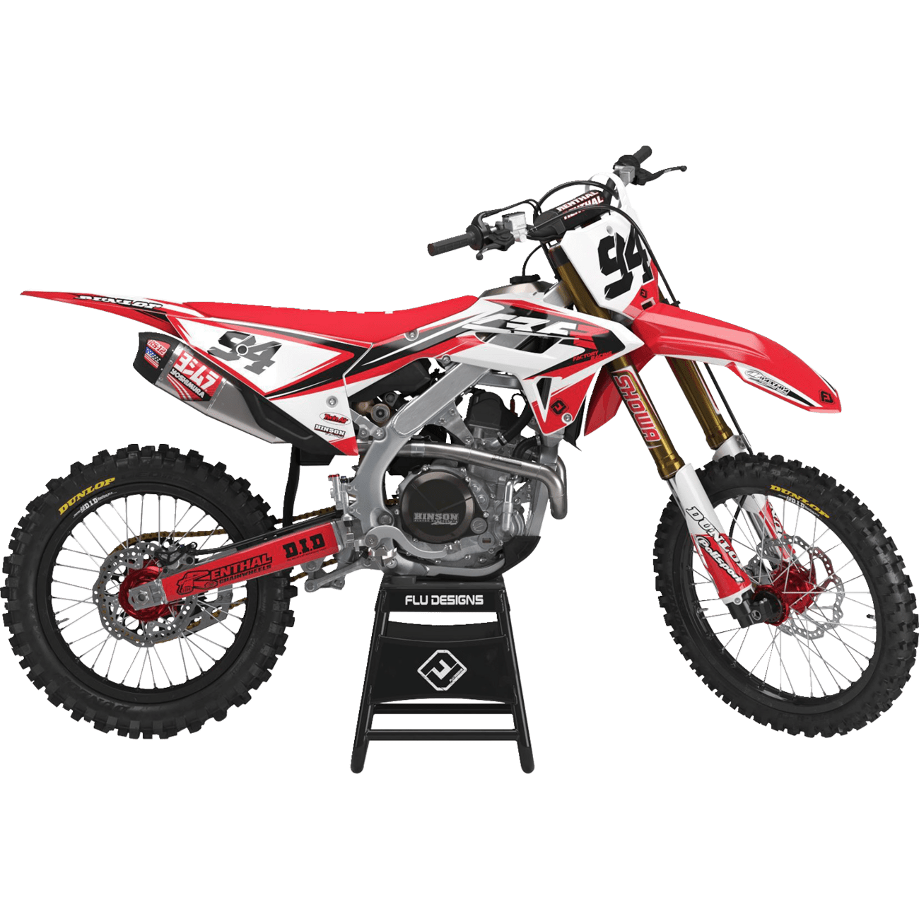 FLU DESIGNS INC. PTS 6 Graphic Kit CRF250 11150