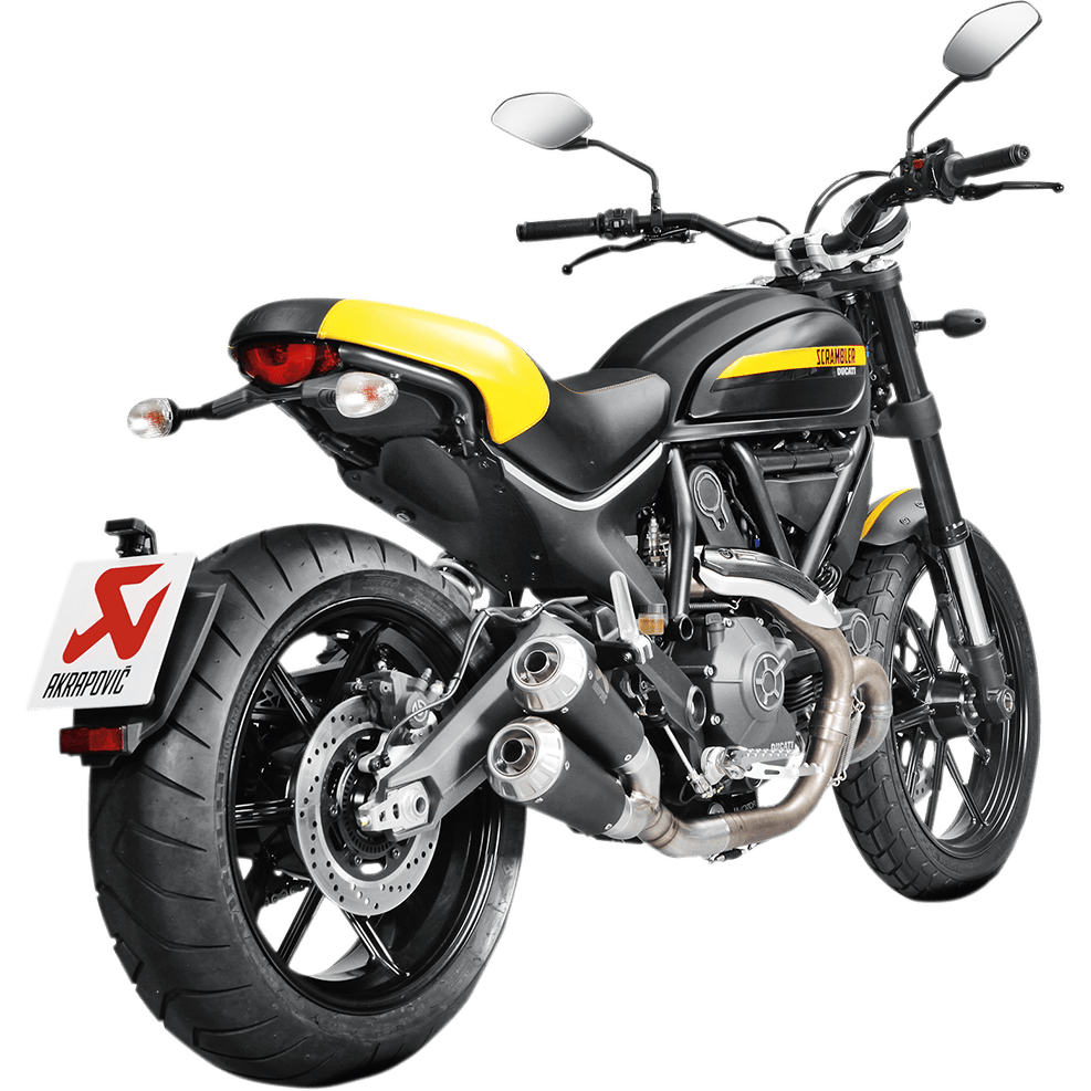 AKRAPOVIC Ducati Scrambler Titanium Muffler SD8SO4CUBTBL/1