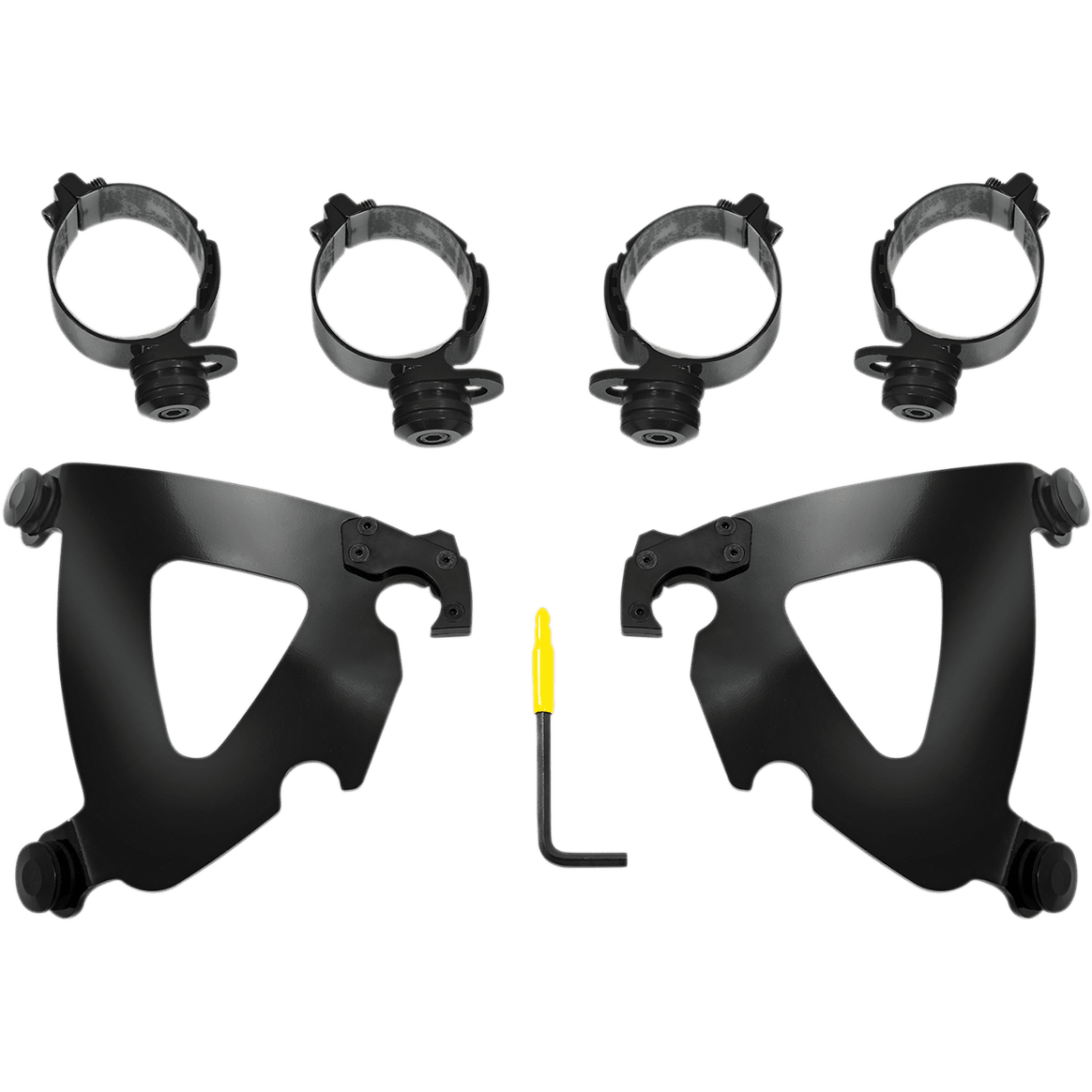 MEMPHIS SHADES Road Warrior Mounting Kit Black FLSB MEB2043