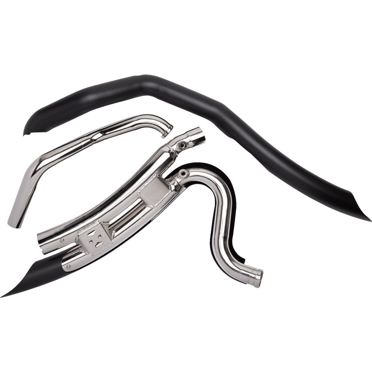 COBRA Speedster Swept Short Exhaust Black '10-'16 FL 6230B