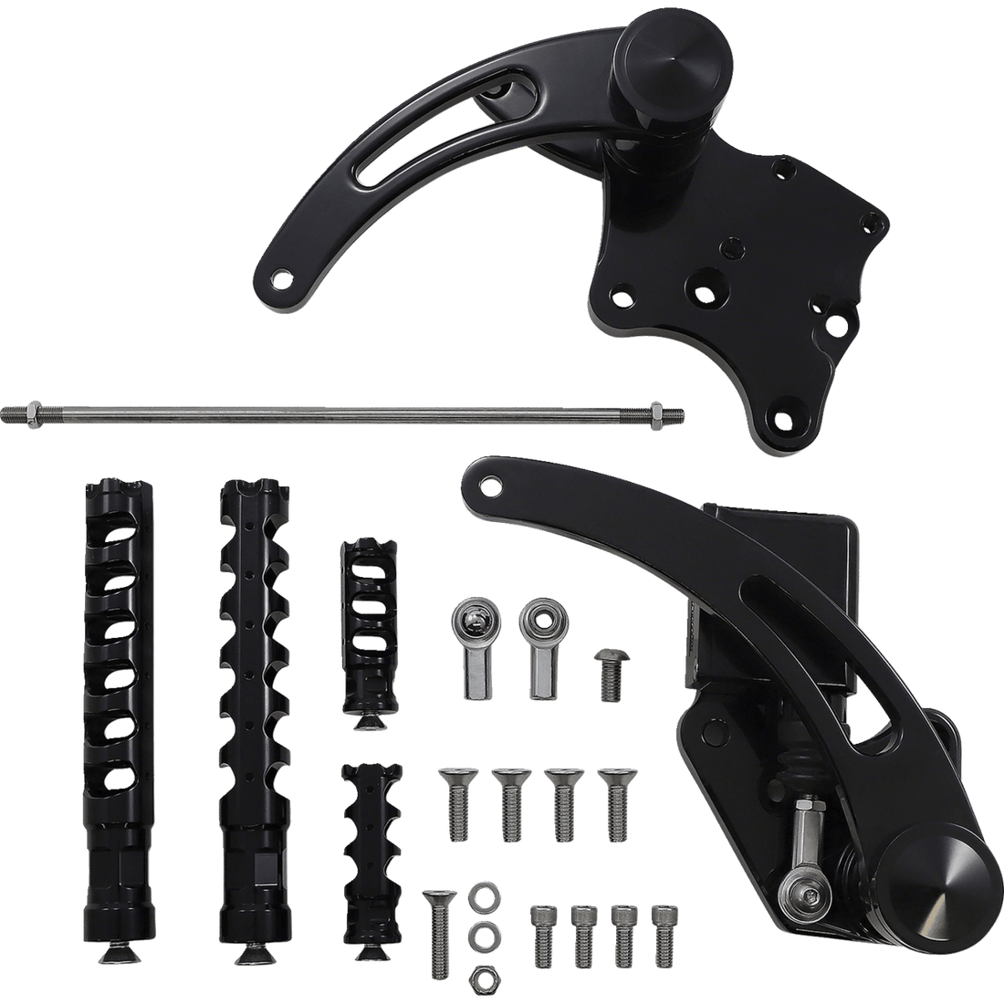 ACCUTRONIX Forward Control Black Slotted FC106SSAKB