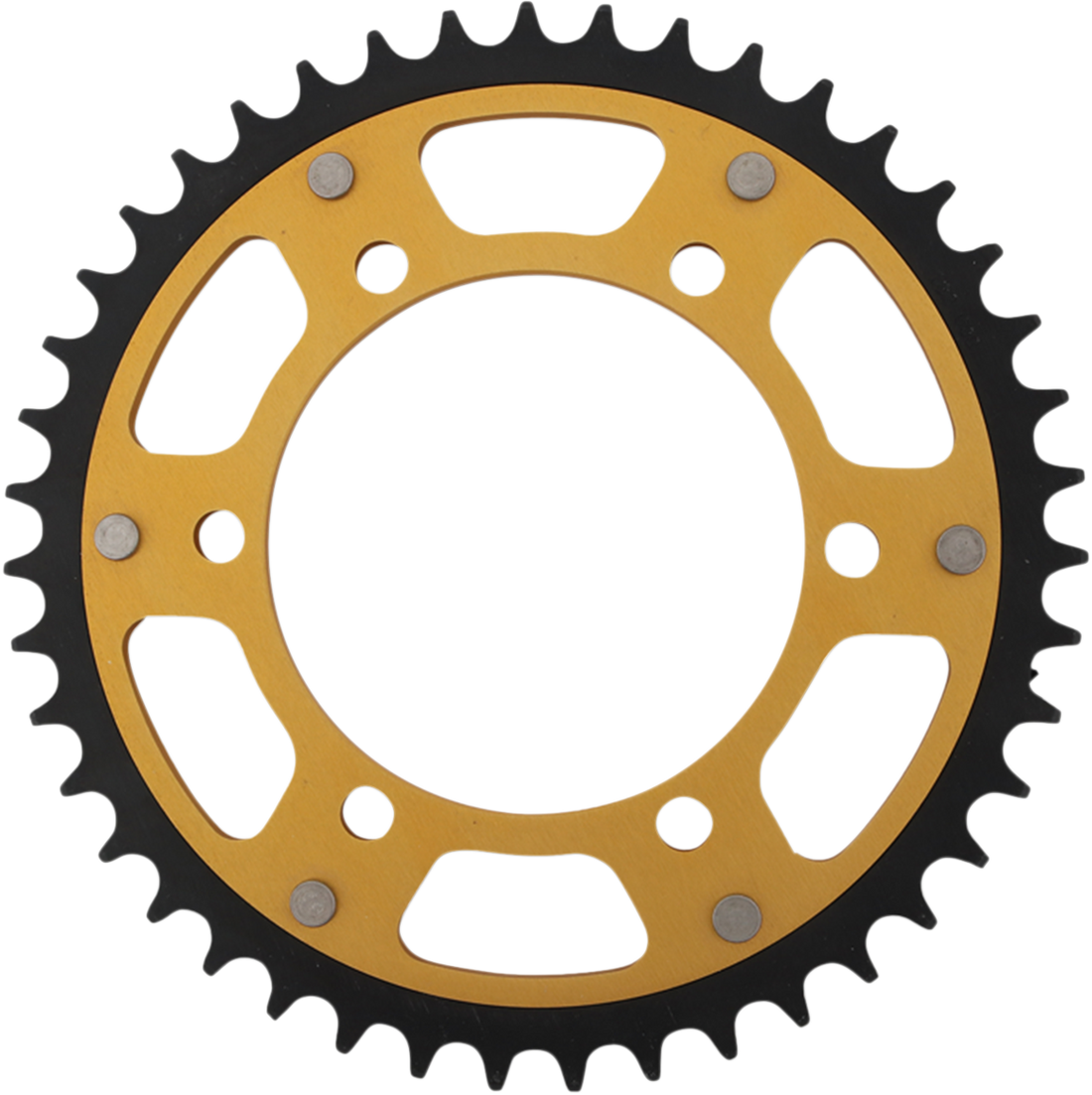 SUPERSPROX Stealth Rear Sprocket 43 Tooth Gold Kawasaki/Yamaha/Suzuki RST48643GLD