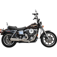 BASSANI XHAUST 2-into-1 Ripper Exhaust System with Super Bike Muffler Stainless Steel 1D8SS