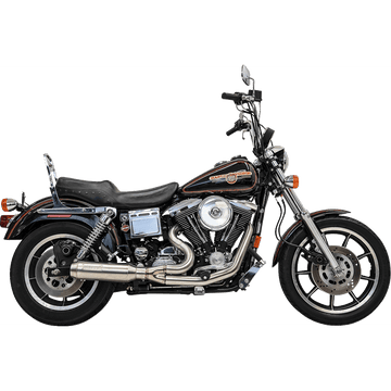 BASSANI XHAUST 2-into-1 Ripper Exhaust System with Super Bike Muffler Stainless Steel 1D8SS