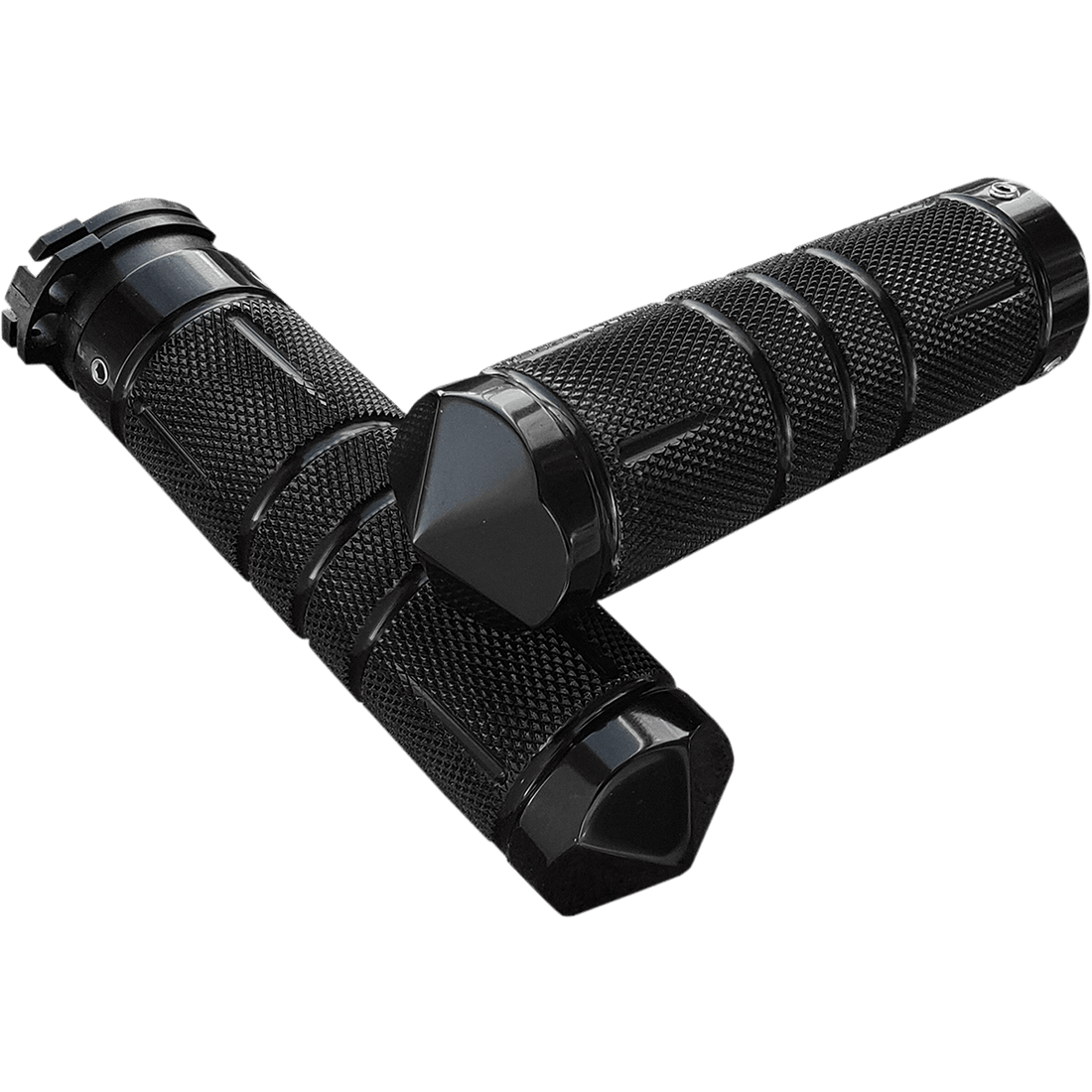 ACCUTRONIX Grips Knurled Diamond Cable Black GR100SKIB