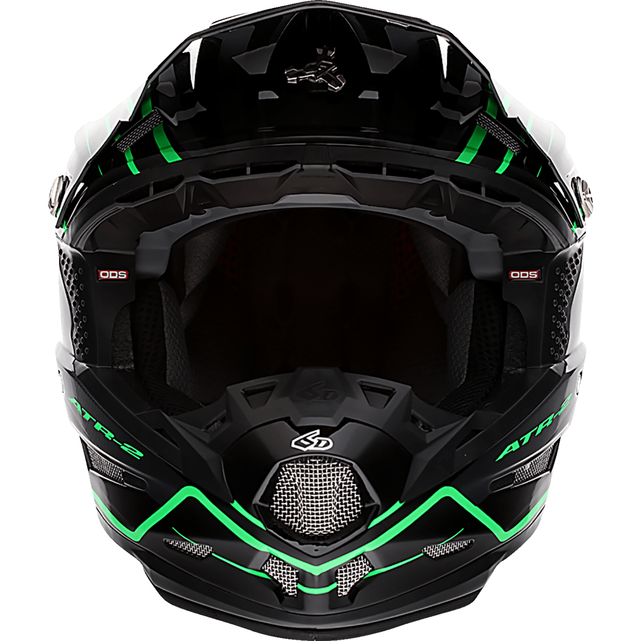 6D HELMETS ATR-2 Helmet Phase Black/Green XS 122844