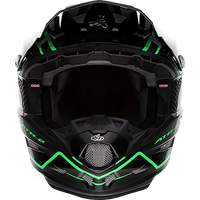 6D HELMETS ATR-2 Helmet Phase Black/Green XS 122844