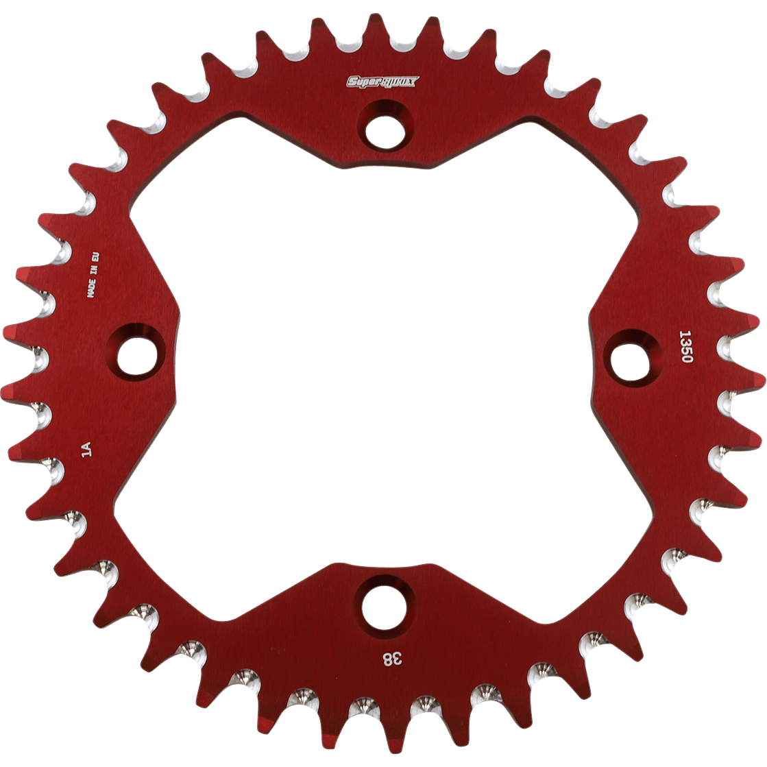 SUPERSPROX Rear Sprocket Alloy Red 38-Tooth