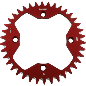 SUPERSPROX Rear Sprocket Alloy Red 38-Tooth