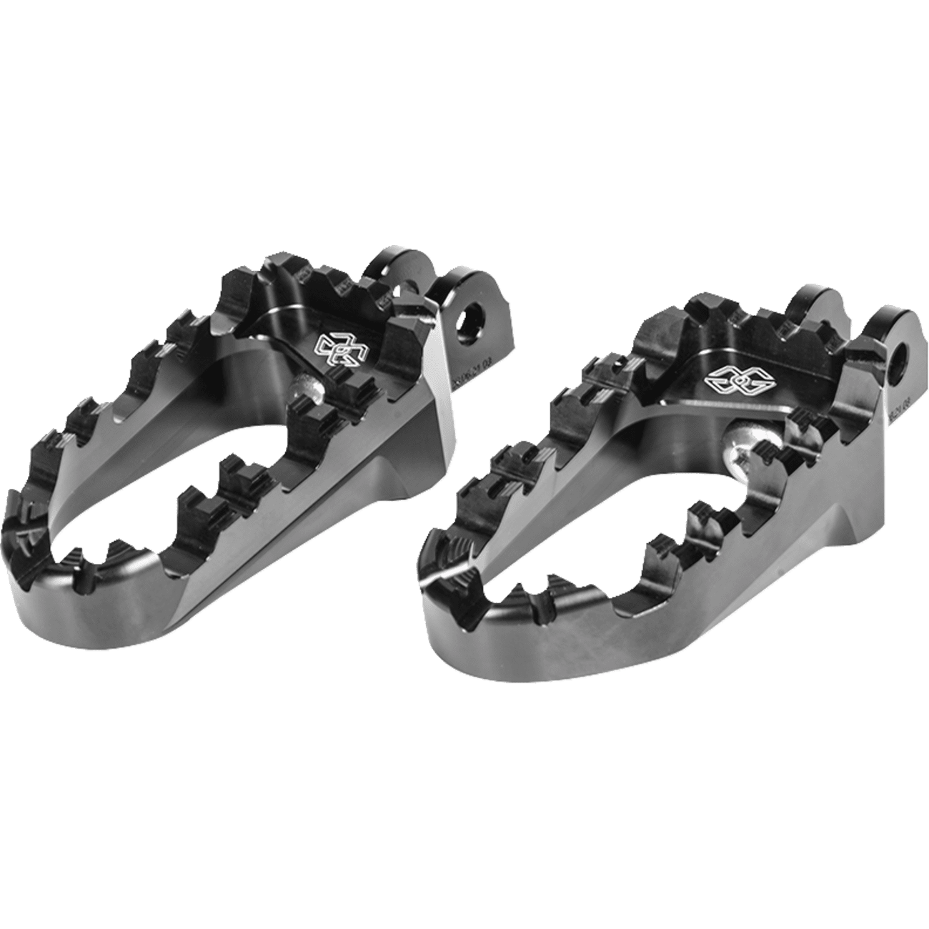 GILLES TOOLING Pro-X Enduro Footpegs Black Pan America RGK121UF34SETB