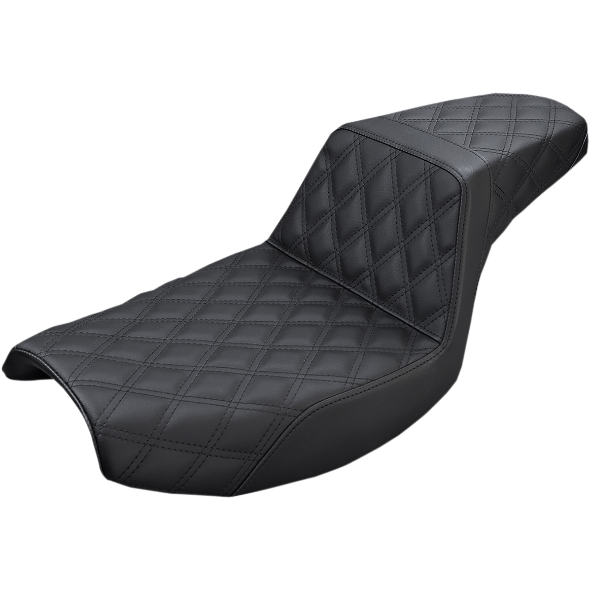 SADDLEMEN Step-Up Seat Full Lattice Stitch Black FXR 88209175