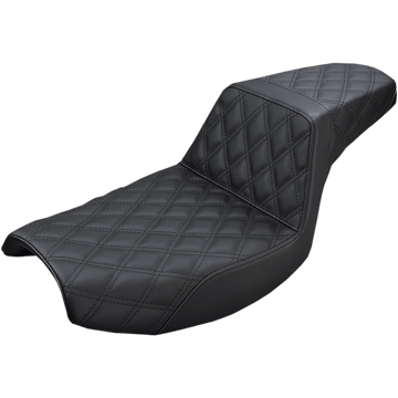 SADDLEMEN Step-Up Seat Full Lattice Stitch Black FXR 88209175