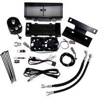 ULTRACOOL Oil Cooler Kit Black Touring RF2G