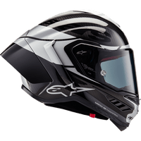 ALPINESTARS Supertech R10 Helmet Element Carbon/Silver/Black Small 82003241368S