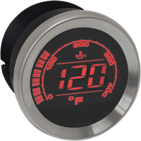 KOSO NORTH AMERICA HD-02 Oil Temperature Gauge Chrome 2" BA050500