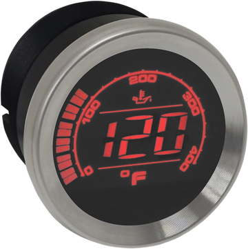 KOSO NORTH AMERICA HD-02 Oil Temperature Gauge Chrome 2" BA050500