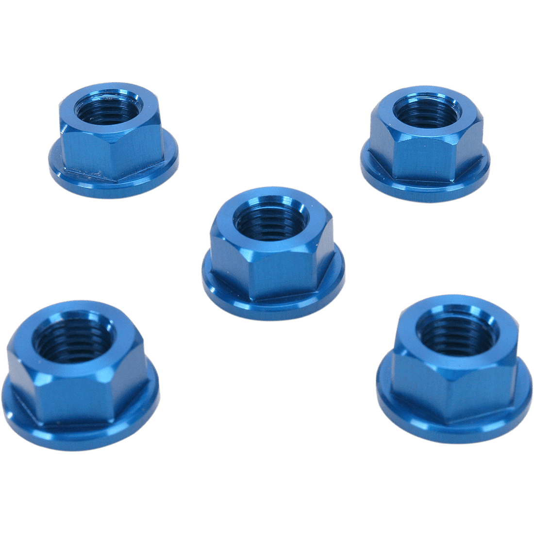 DRIVEN RACING Aluminum Sprocket Nuts Blue M10 x 1.25