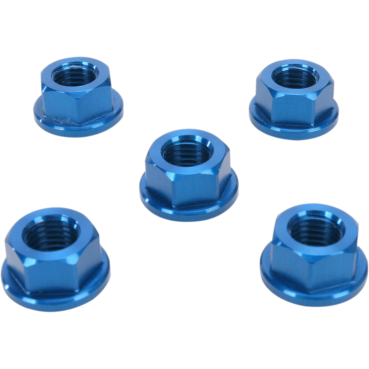 DRIVEN RACING Aluminum Sprocket Nuts Blue M10 x 1.25