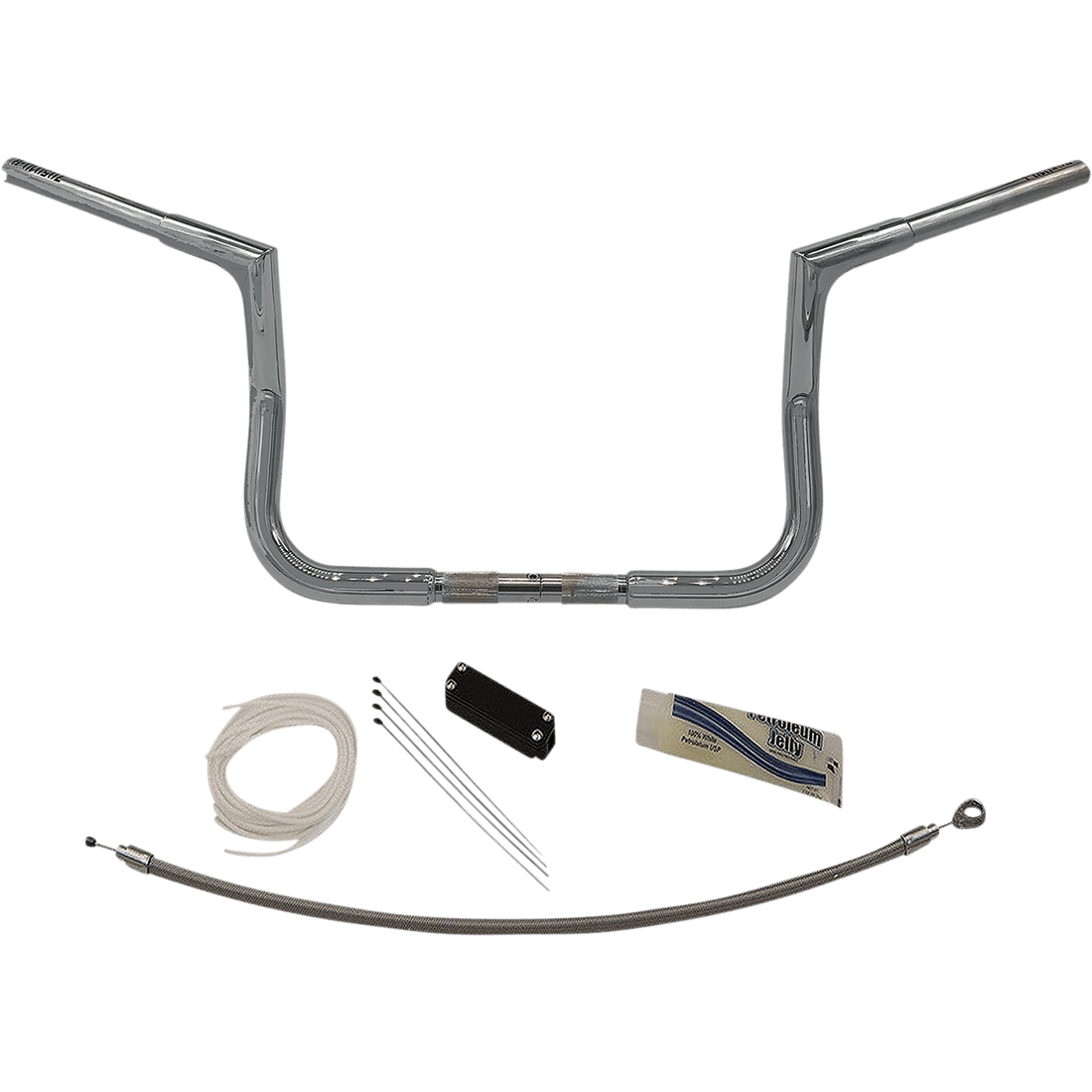 FAT BAGGERS INC. Handlebar Kit Flat Top 10" Chrome 709110